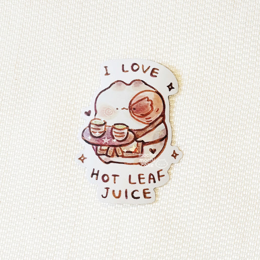 Zuko Hot Leaf Juice Tea Vinyl Sticker